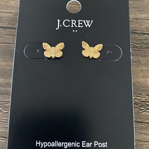 J. Crew Jewelry - J. Crew Butterfly Stud Earrings